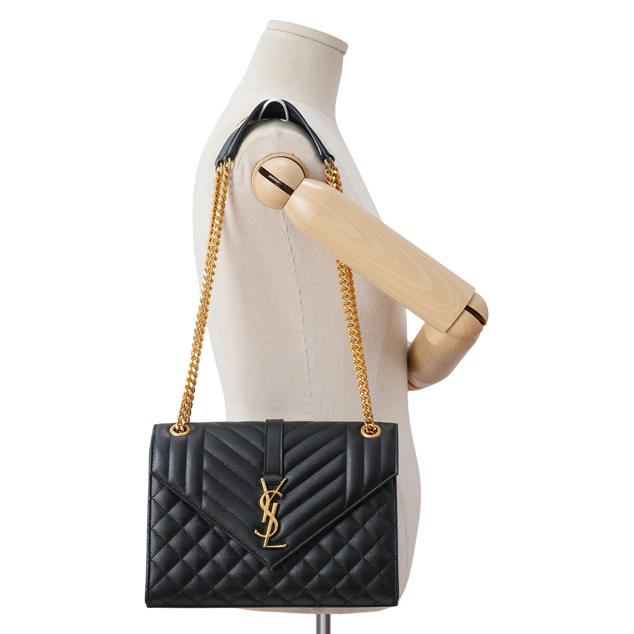 YVES SAINT LAURENT(USED)생로랑 487206 엔벨로프 체인 숄더백